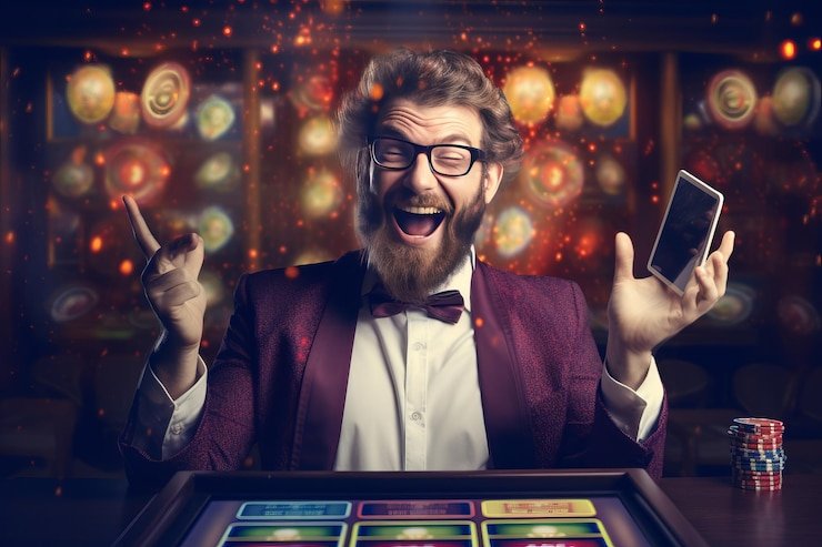 Antarmuka aplikasi mobile pesgslot dengan menu olahraga dan kasino dealer langsung